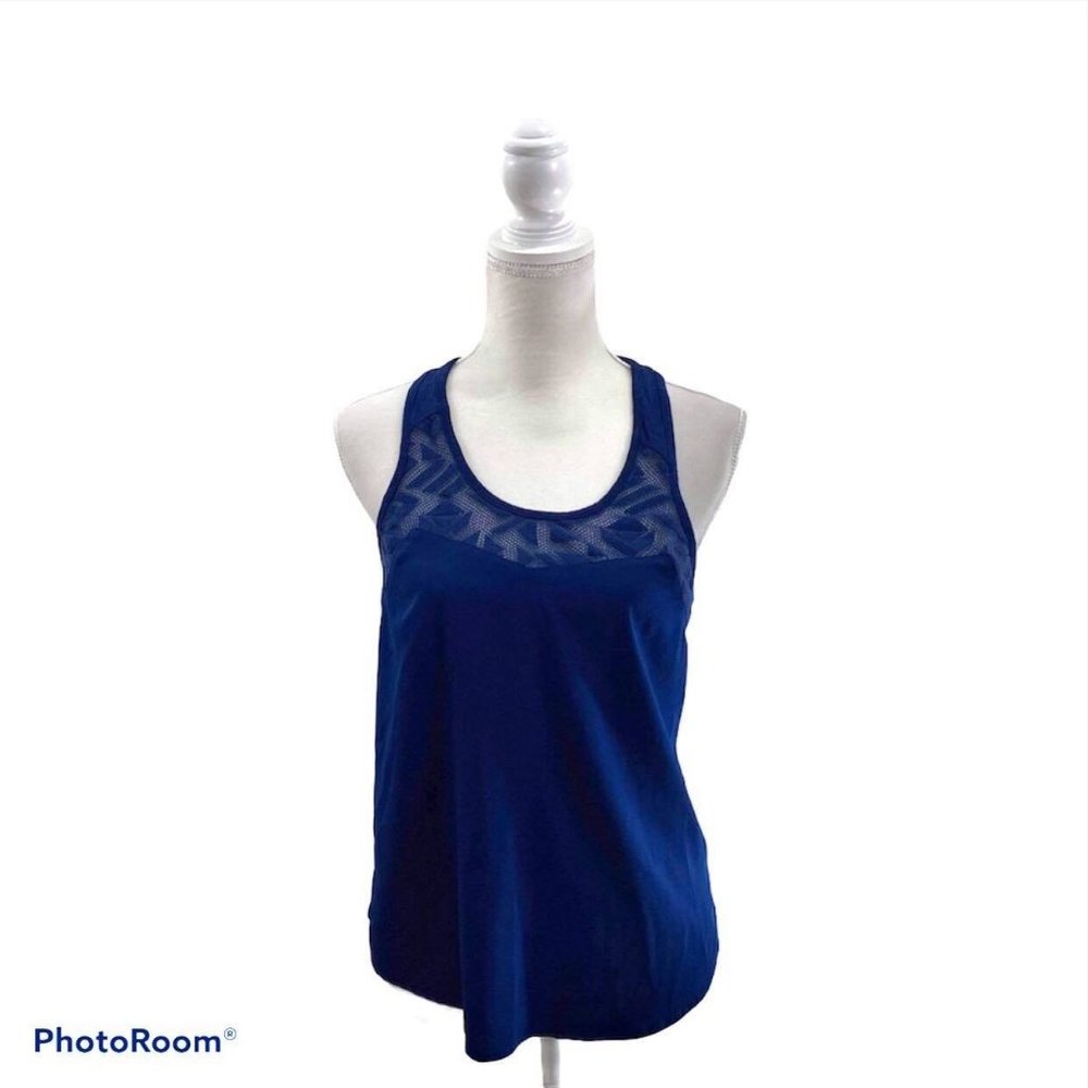 Converse Woman's sz S top blue sleeveless